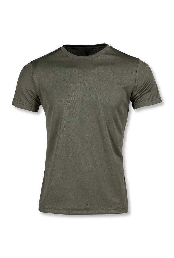 SHORT-SLEEVE MESH T-SHIRT (OLIVE)