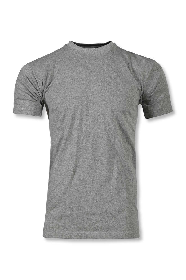 HALF-SLEEVE COTTON T-SHIRT (GREY)