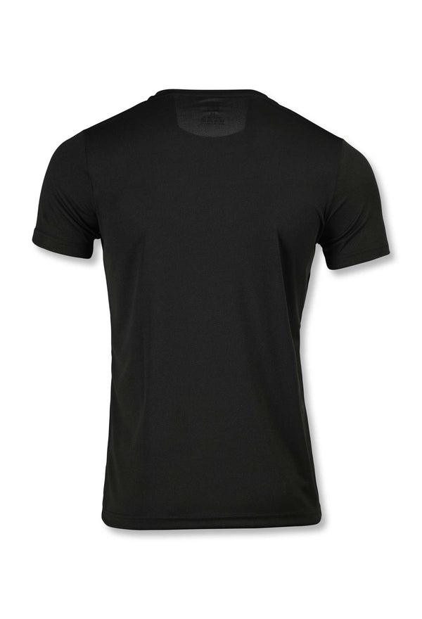 SHORT-SLEEVE MESH T-SHIRT (BLACK)