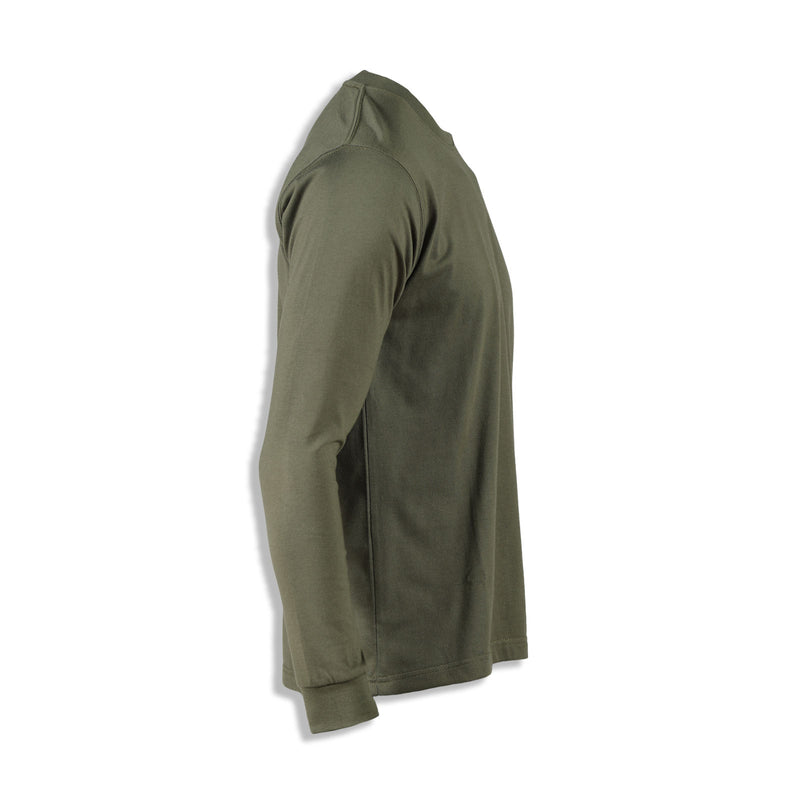 CLOUDY LONG-SLEEVE  WITH CUFFS (OLIVE)