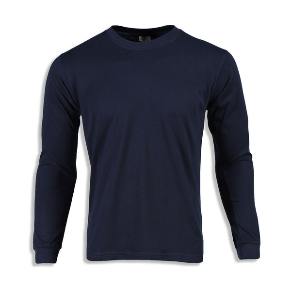 CLOUDY LONG-SLEEVE WITH CUFFS (NAVY-BLUE)