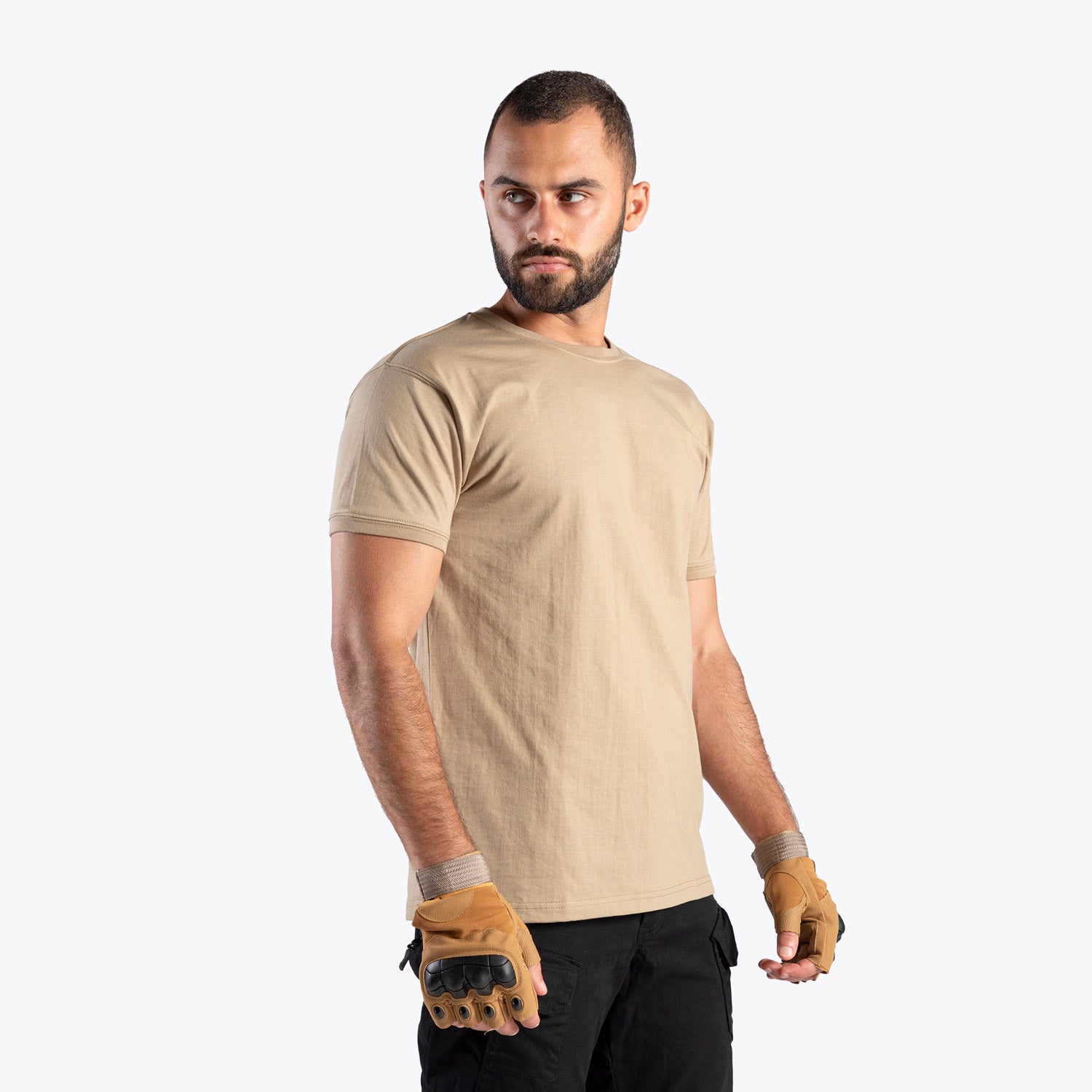 MARVELLOUS HALF-SLEEVE T-SHIRT(BEIGE)