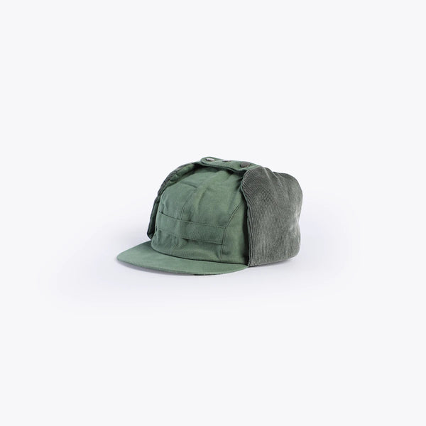 Winter Velvet Cap (Olive)