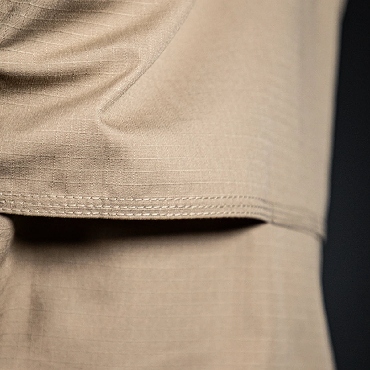Men Tactical Shirt Short Sleeve (Beige)