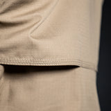 Men Tactical Shirt Short Sleeve (Beige)