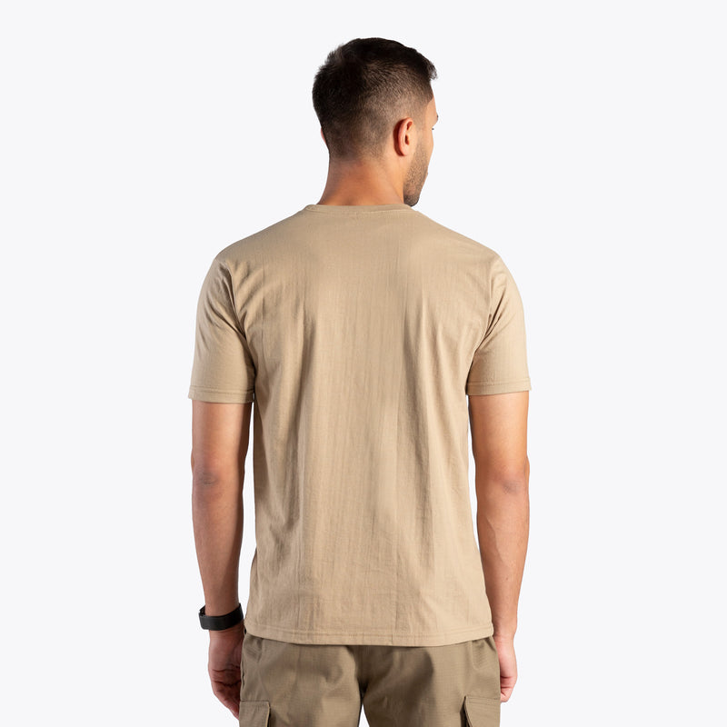 CLASSIC SINGLE TEE T-SHIRT (BEIGE)