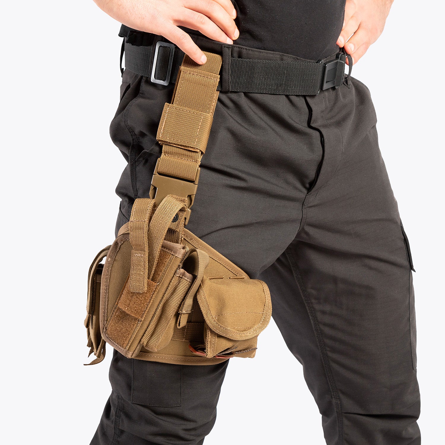 TACTICAL TRIPLE GEAR HOLSTER (BEIGE)