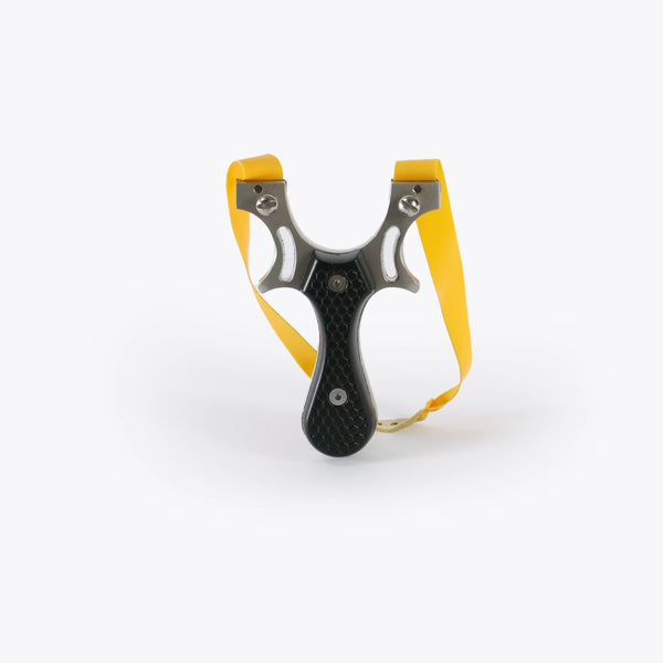 Black Chrome Slingshot with Laser(BLACK)