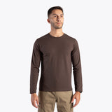 شيرت غائم بأكمام طويلة (بني)