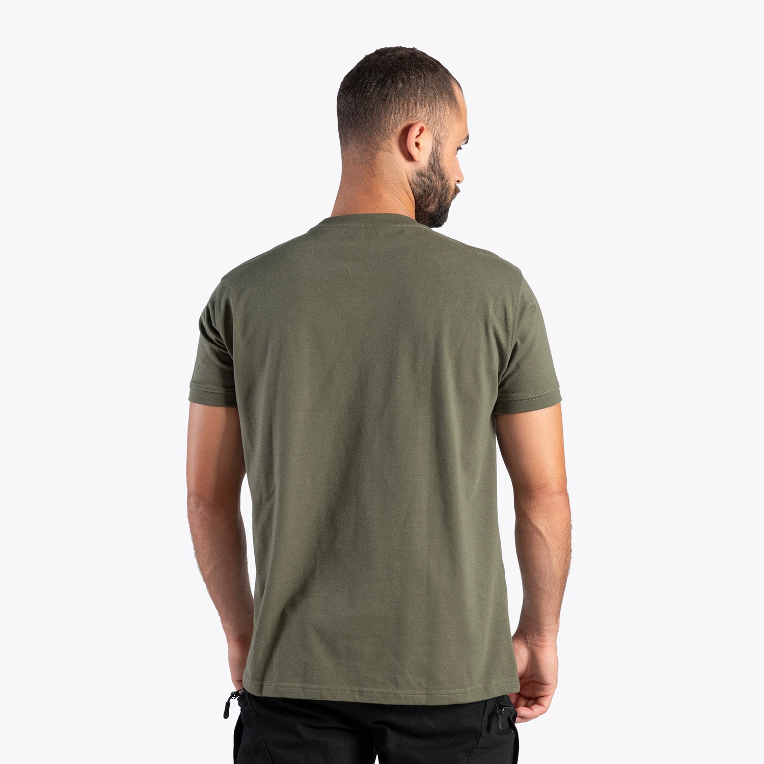 CLOUDY SHORT-SLEEVE T-SHIRT (OLIVE)