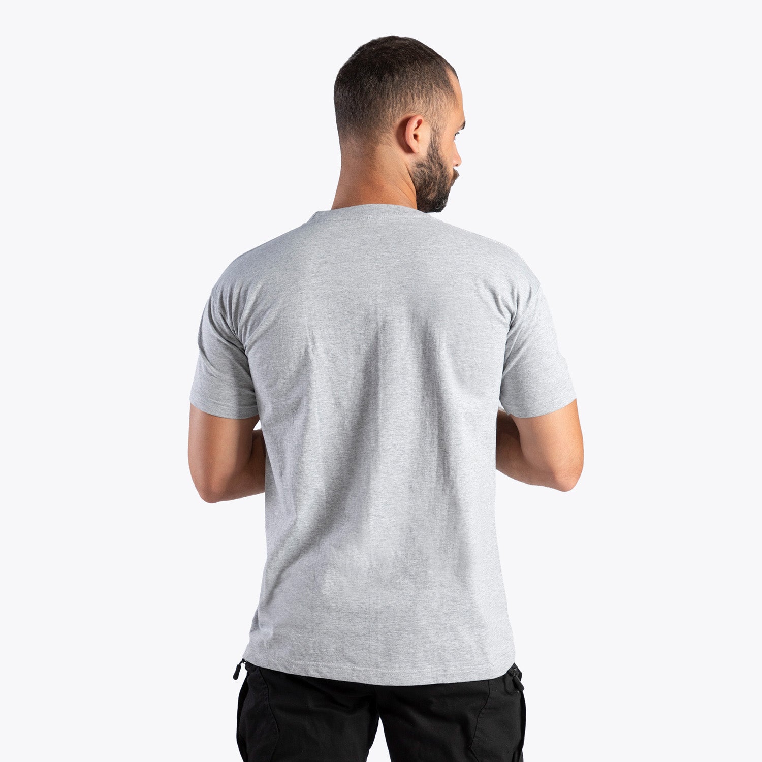 PERFORMANCE T-SHIRT COTTON HALF-SLEEVE (GREY)