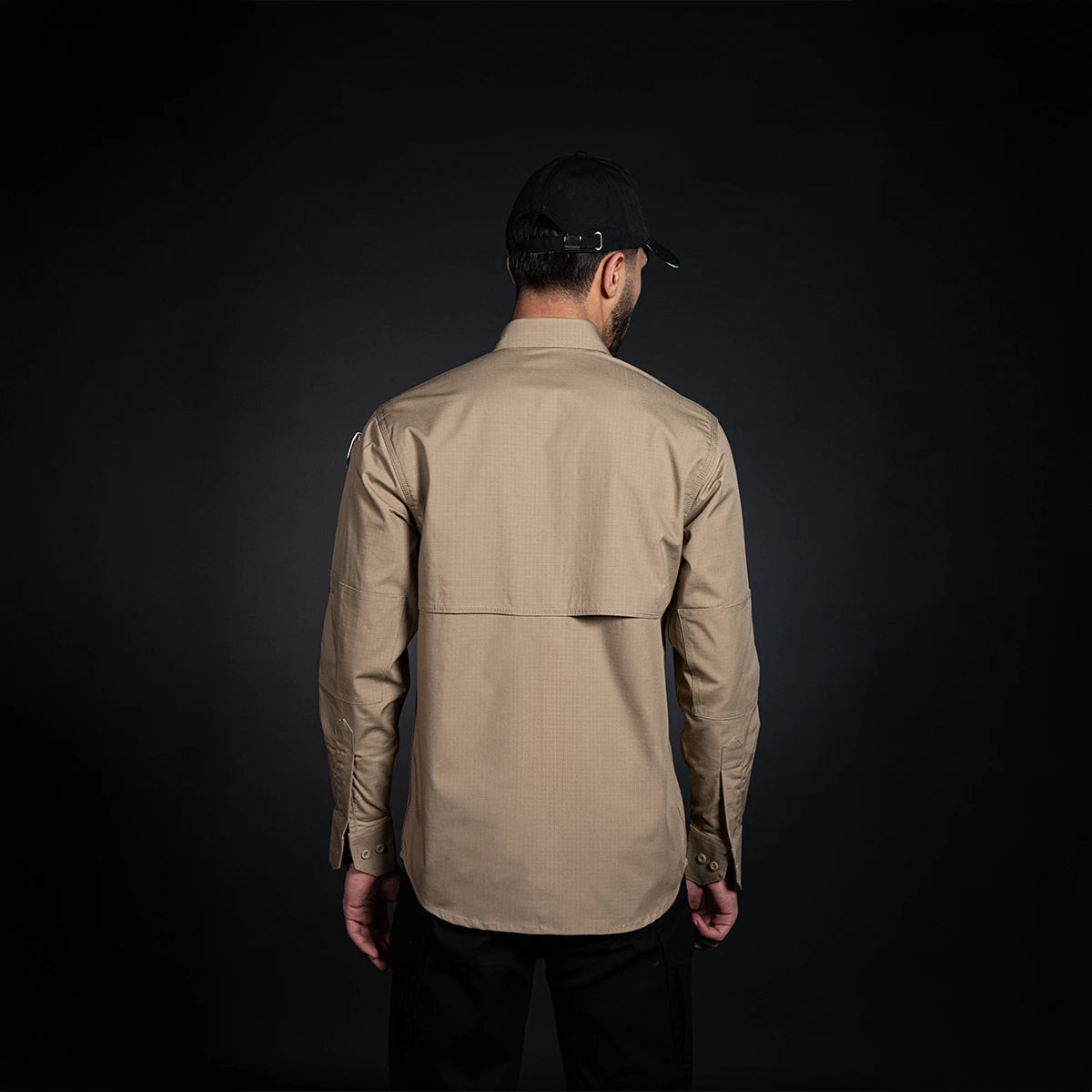 MEN-TACTICAL-SHIRT-LONG SLEEVE (Beige)