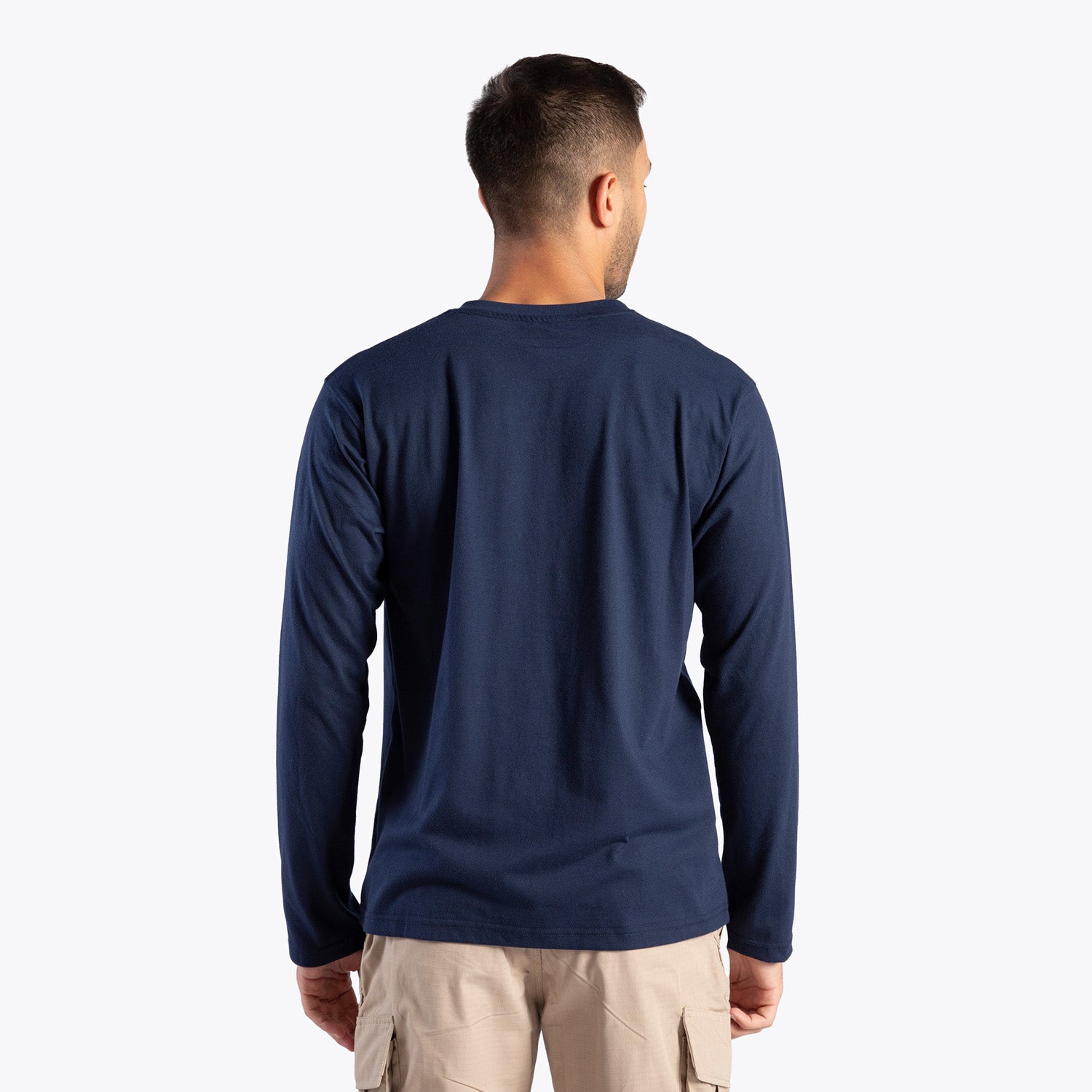 CLOUDY LONG-SLEEVE (NAVY-BLUE)