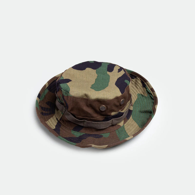 SATIN JUNGLE BOONIE HAT (WOODLAND)