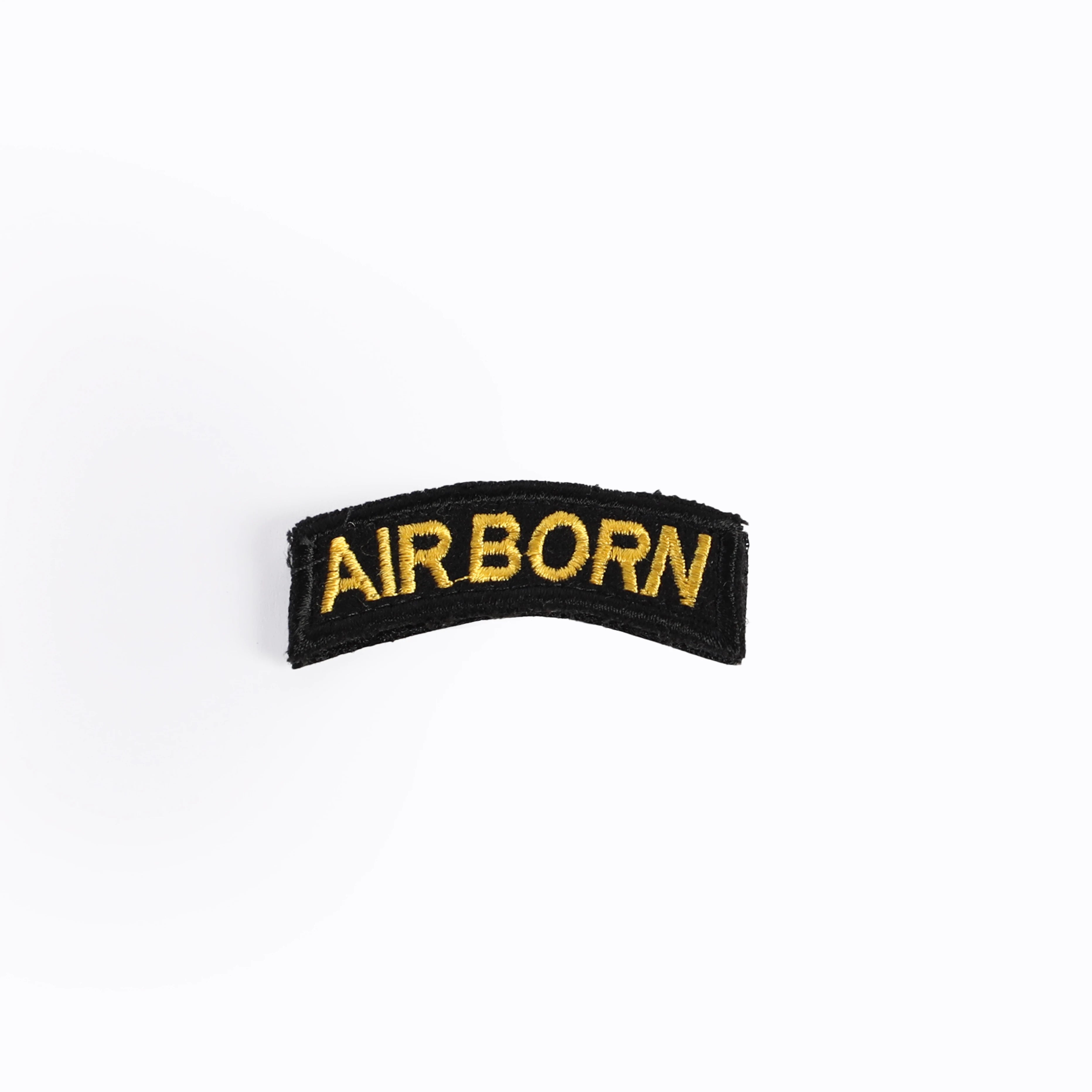 Airborne Word Curved Badge (Yellow)