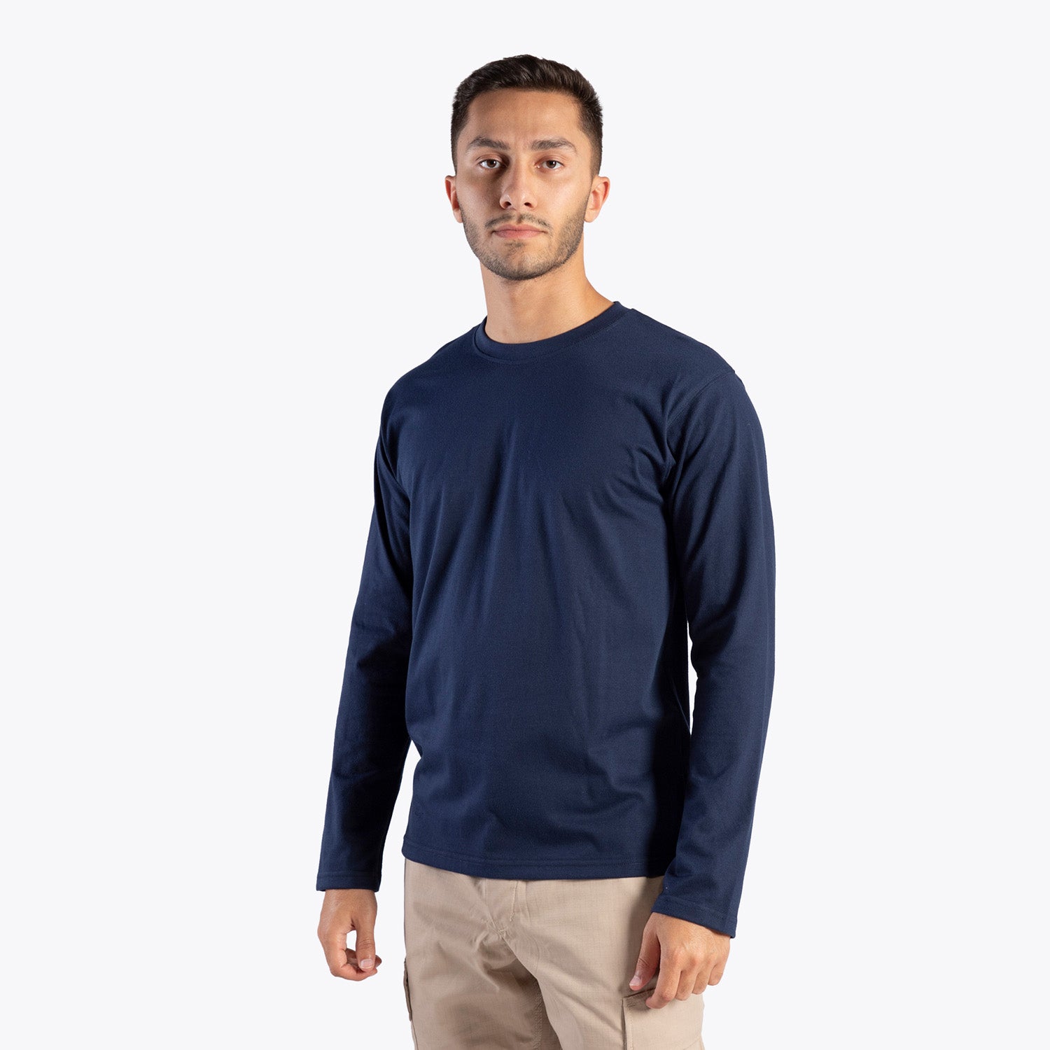 CLOUDY LONG-SLEEVE (NAVY-BLUE)