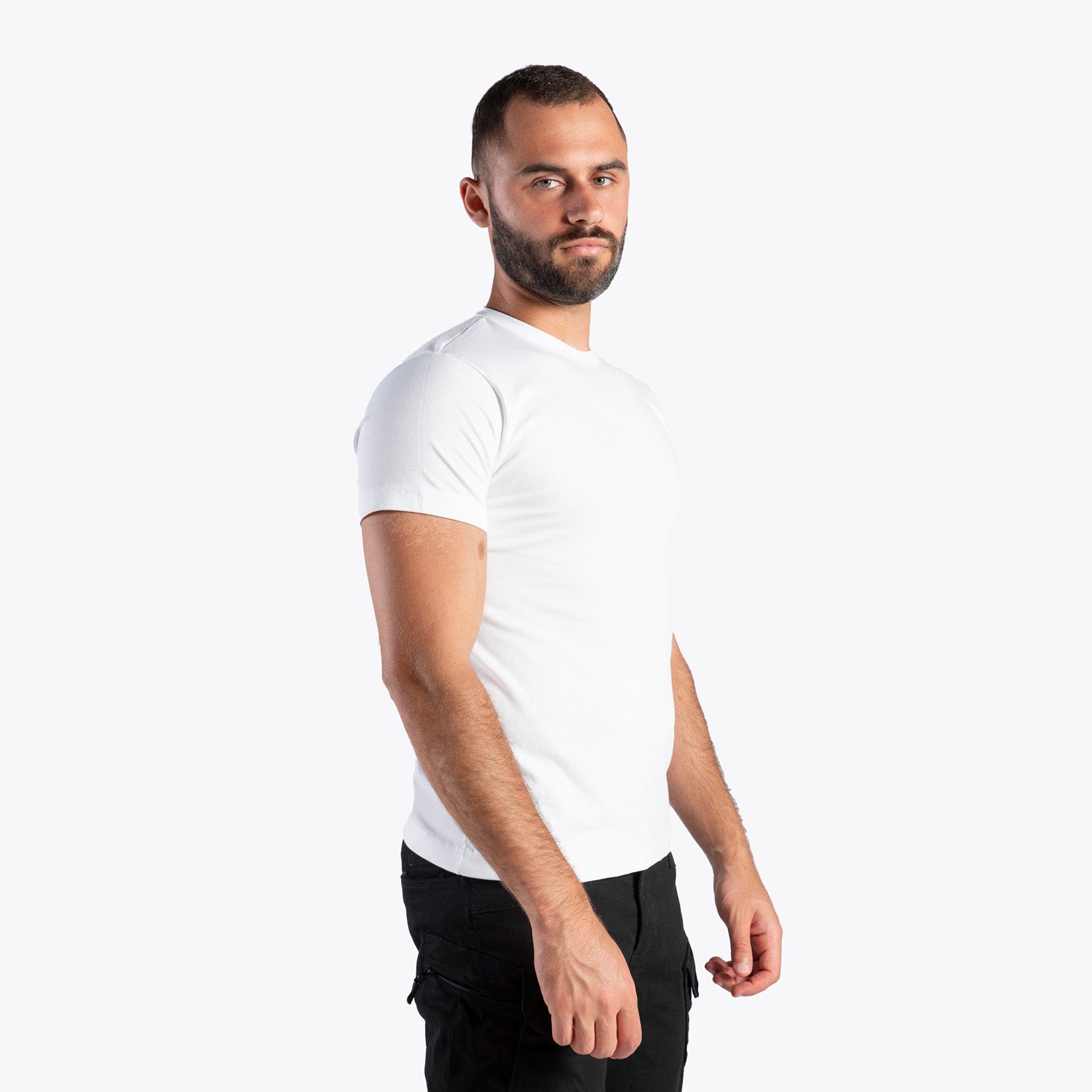 CLOUDY SHORT-SLEEVE T-SHIRT (WHITE)