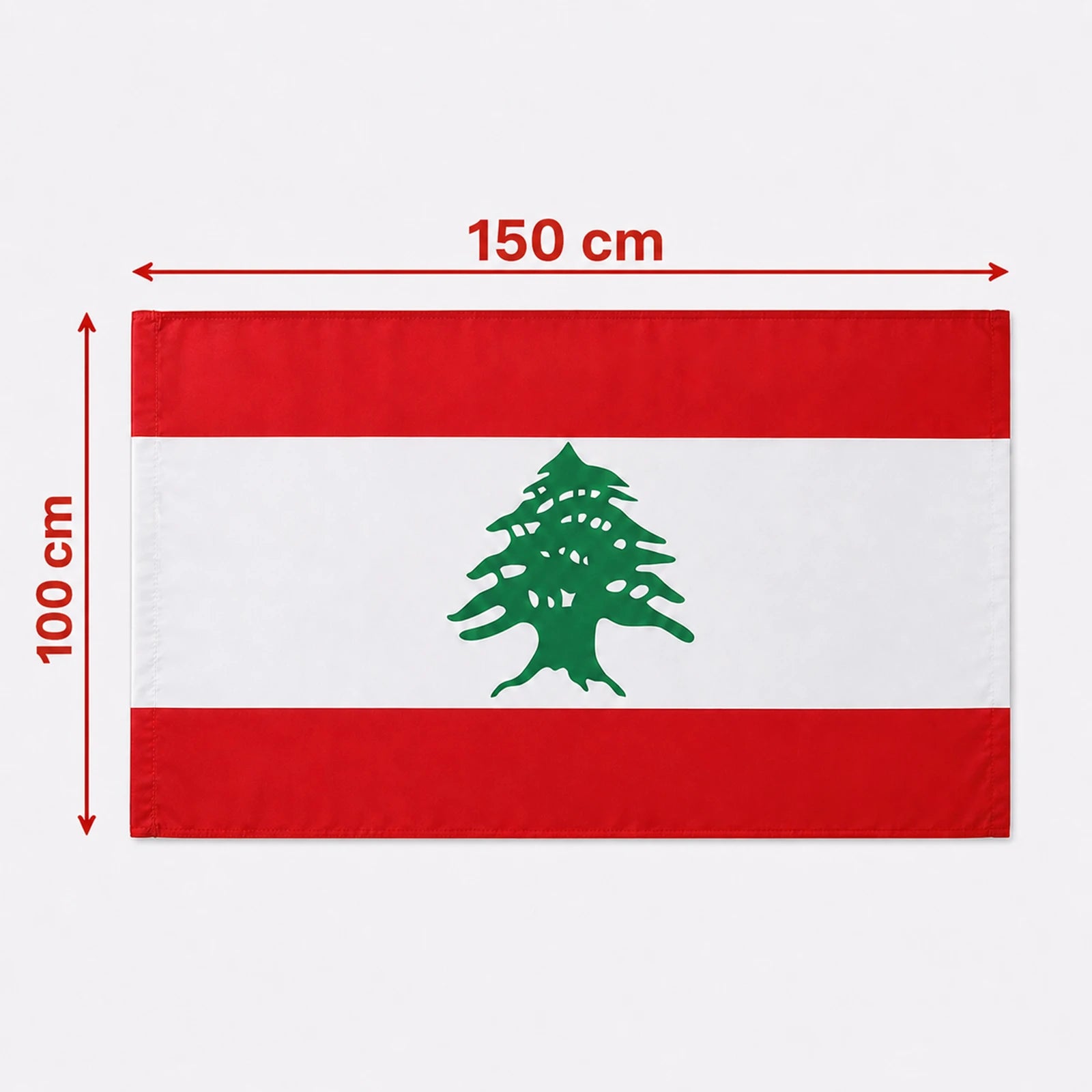 علم لبنان (150 × 100 سم)