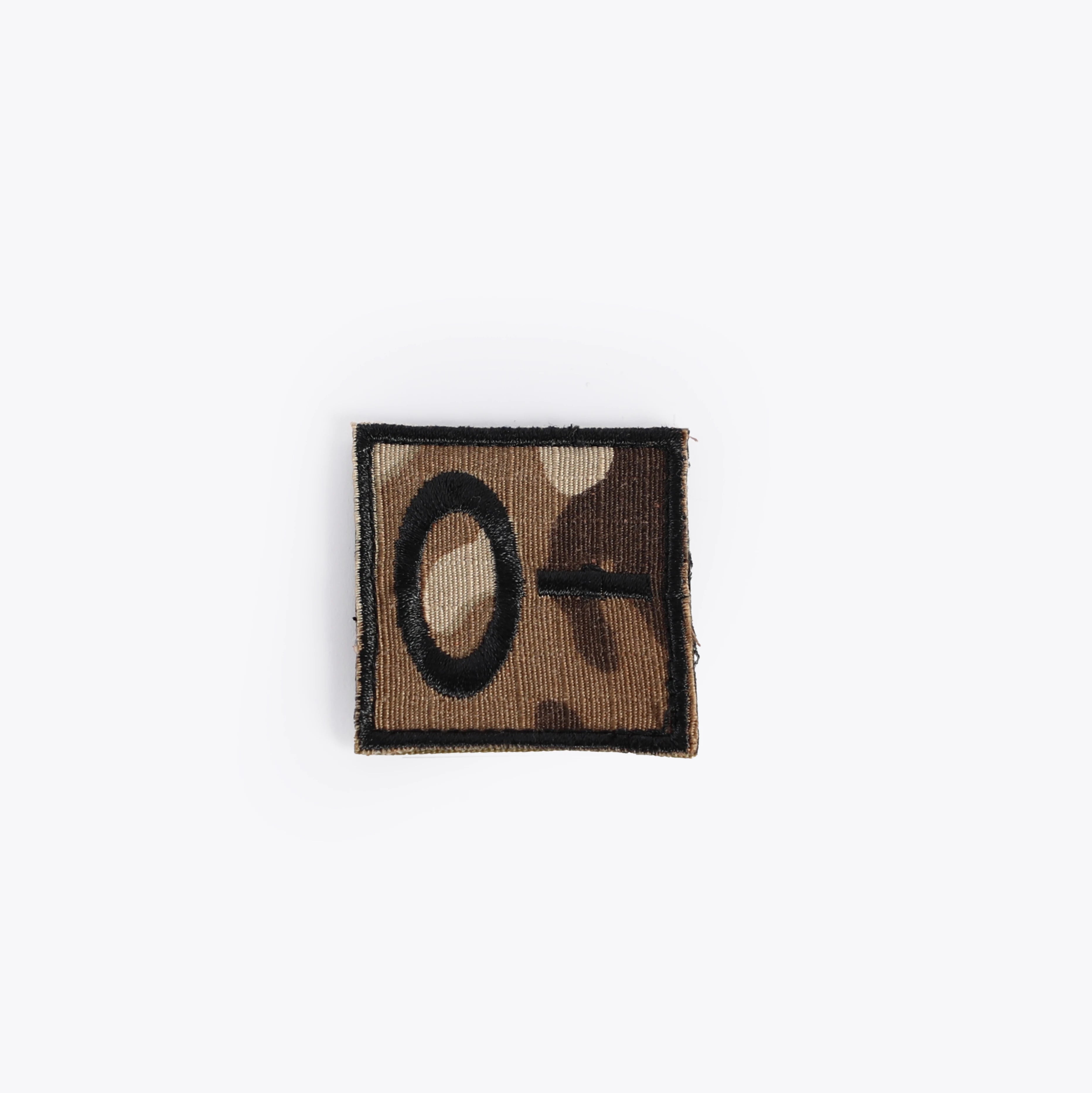 BLOOD TYPE BADGE - O- (MULTICAM)