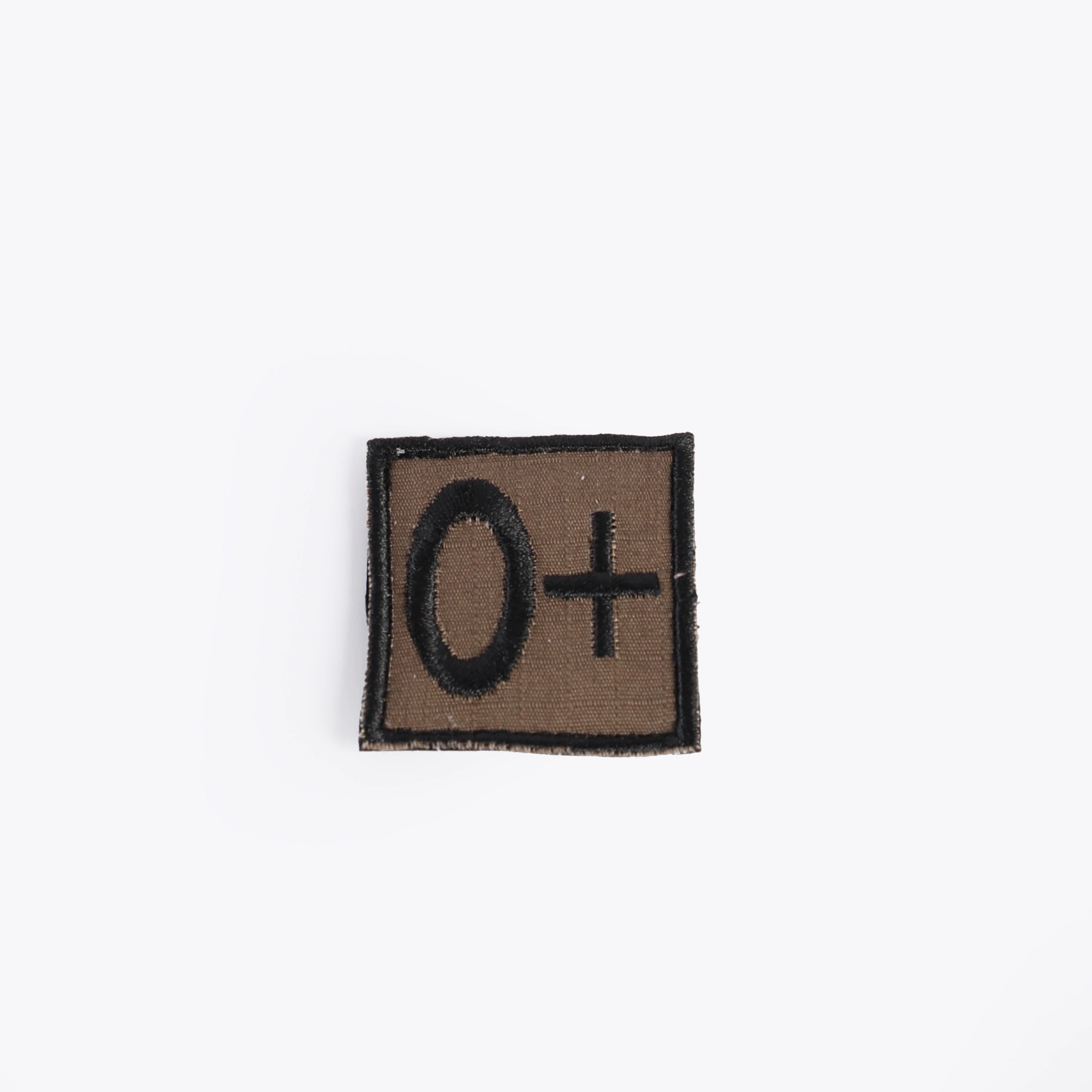 BLOOD TYPE BADGE - O+ (KHAKI)