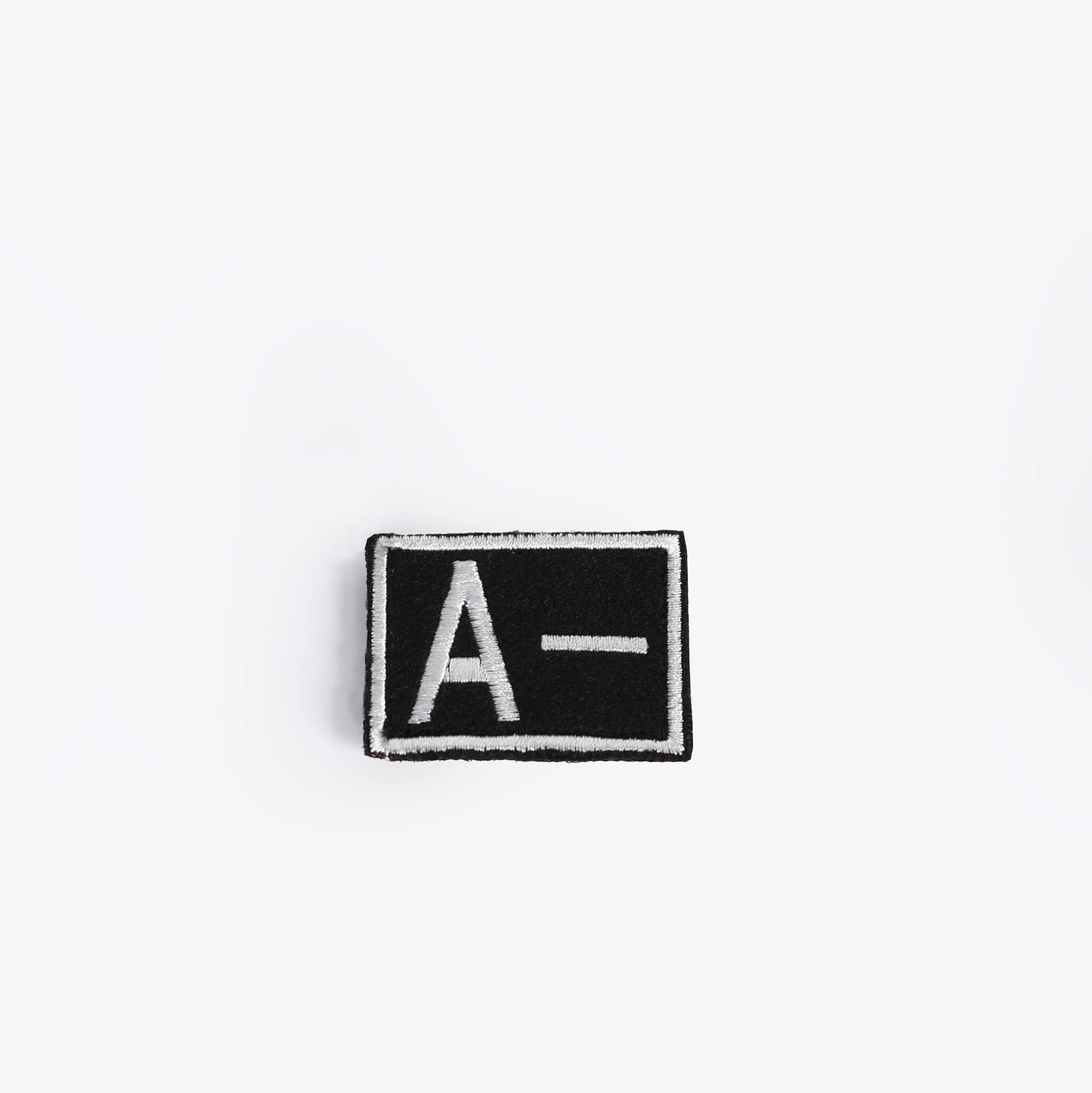 BLOOD TYPE BADGE - A- (BLACK)