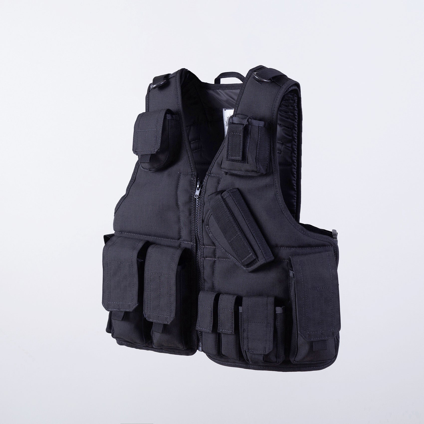 SWAT AK-47 CORDURA VEST WITH PISTOL  (BLACK)