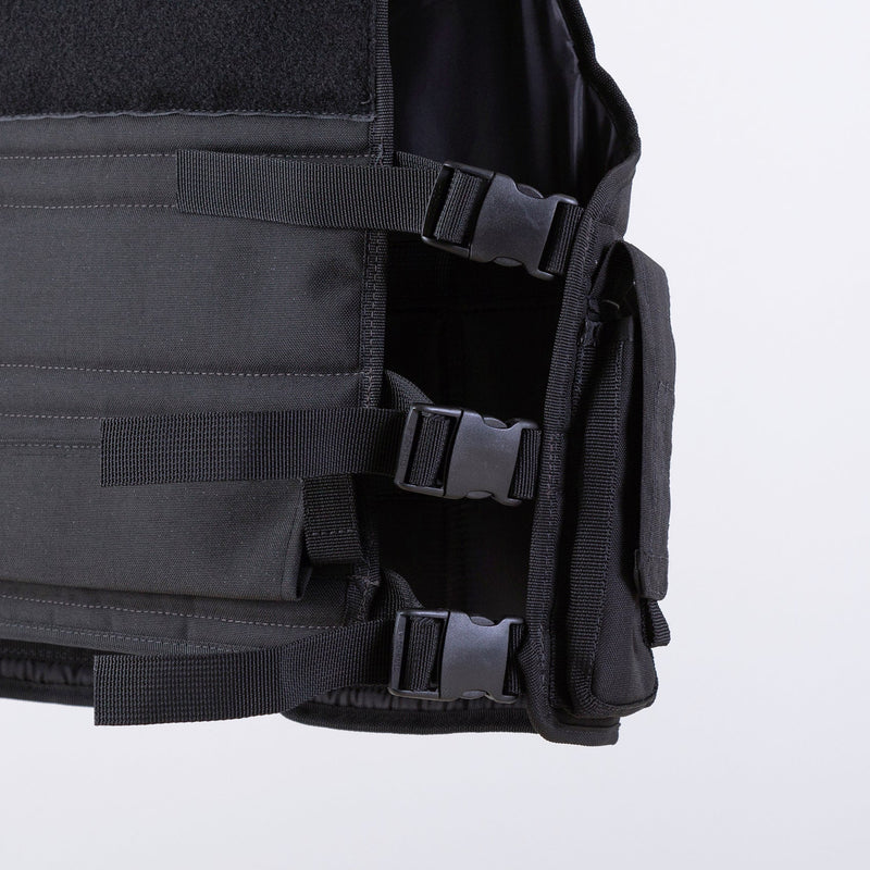 SWAT AK-47 CORDURA VEST WITH PISTOL  (BLACK)