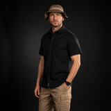 Men Tactical Shirt Short Sleeve (Black)