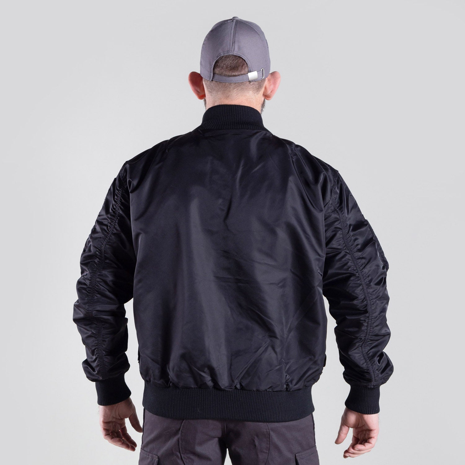 TACTICAL FLIGHT JACKET (BLACK)