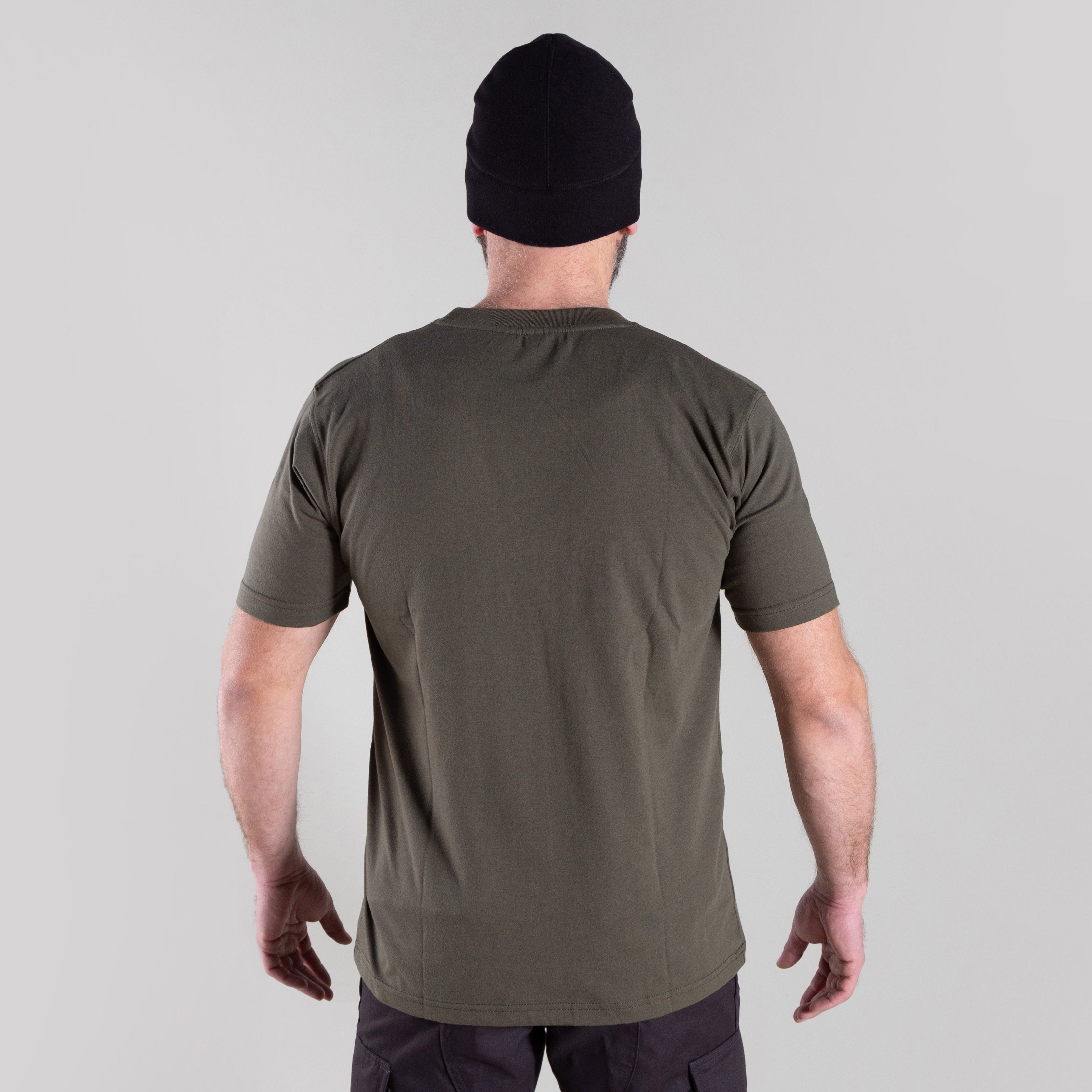 CLOUDY SHORT-SLEEVE T-SHIRT (OLIVE)