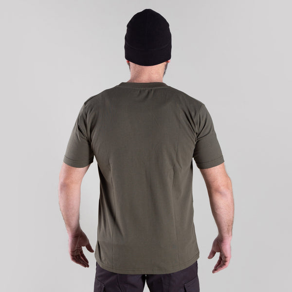 CLOUDY SHORT-SLEEVE T-SHIRT (OLIVE)