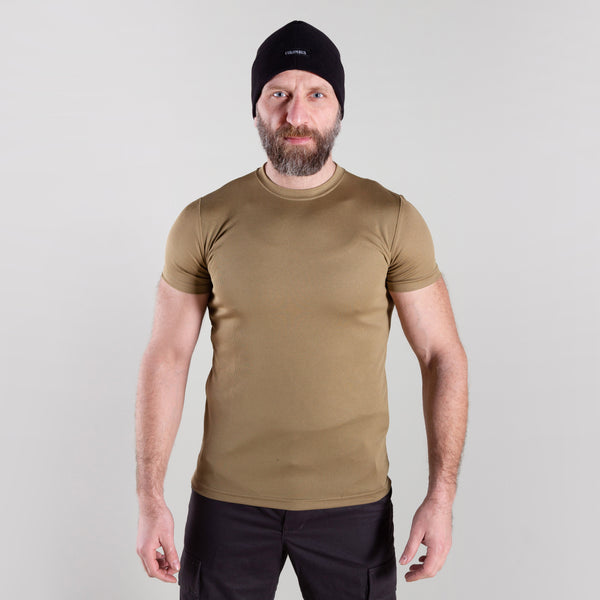 SHORT-SLEEVE MESH T-SHIRT (OLIVE)