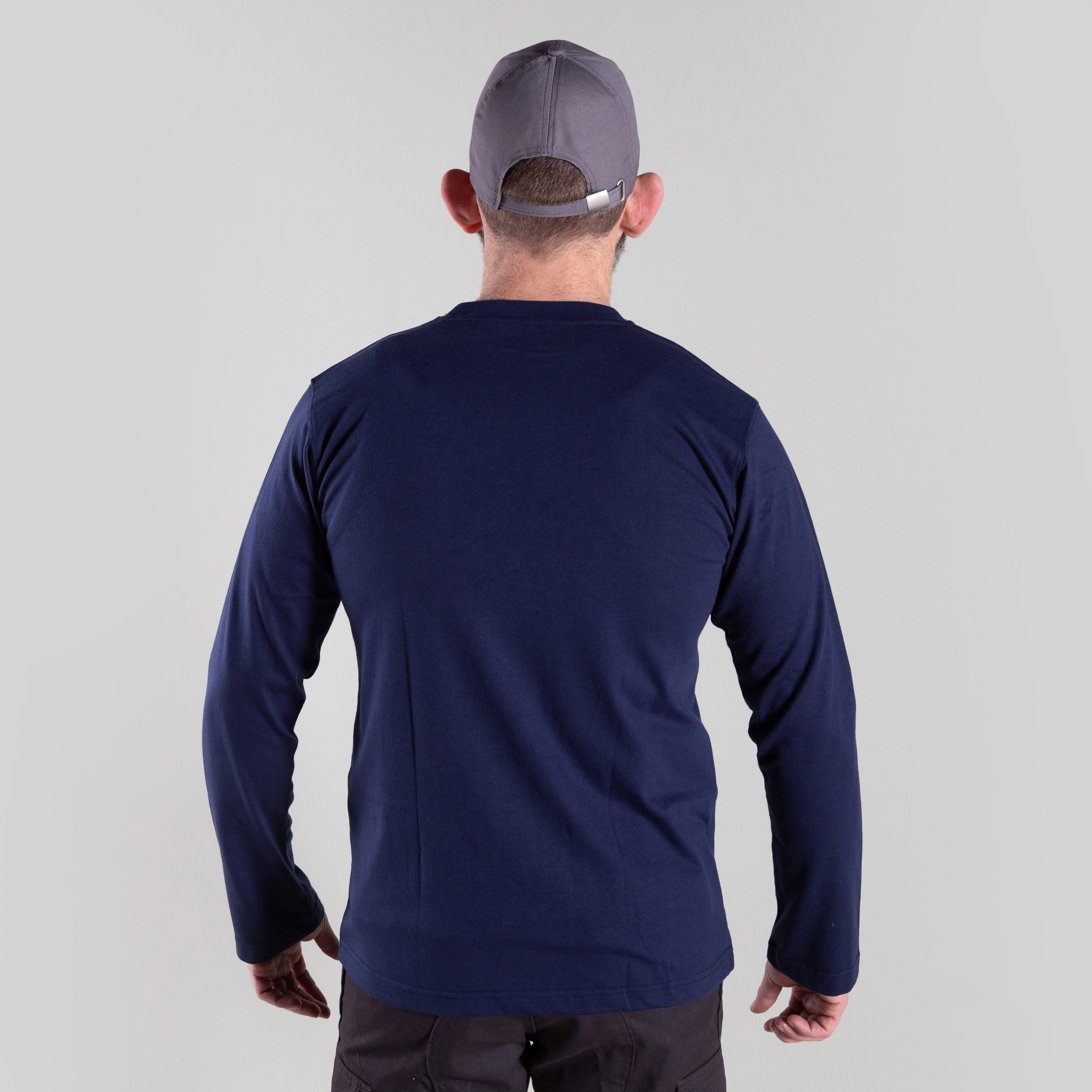 CLOUDY LONG-SLEEVE (NAVY-BLUE)