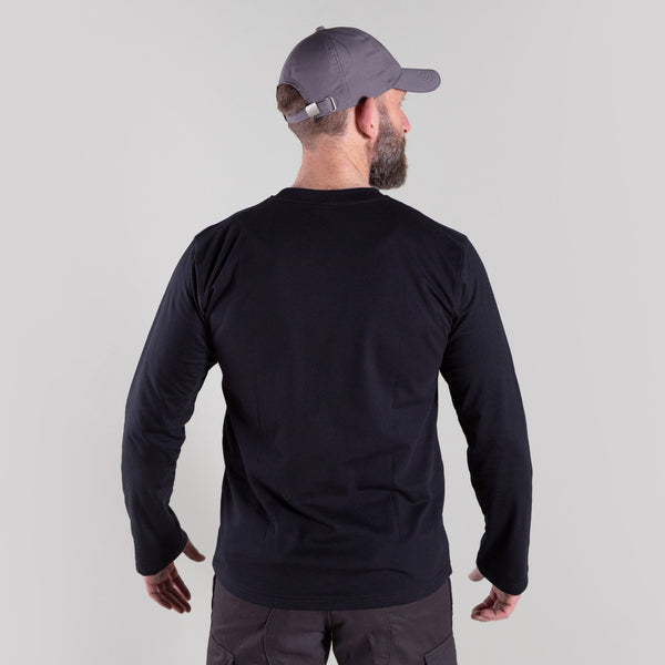 CLOUDY LONG-SLEEVE  (BLACK)