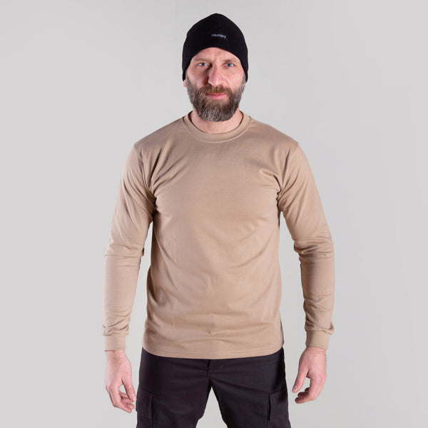 CLOUDY LONG-SLEEVE  WITH CUFFS (BEIGE)