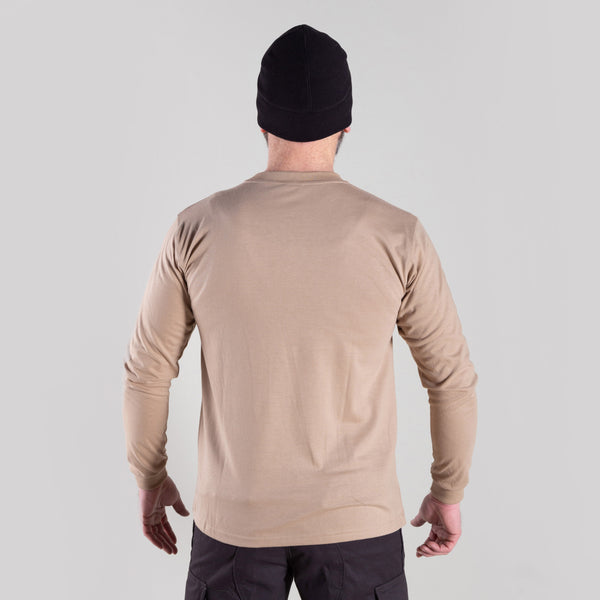 CLOUDY LONG-SLEEVE  WITH CUFFS (BEIGE)