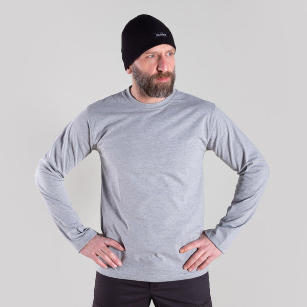 CLOUDY LONG-SLEEVE  (GREY)