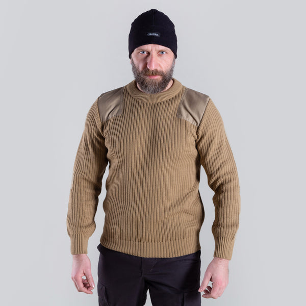 KNIGHT WOOLEN SWEATER (BEIGE)