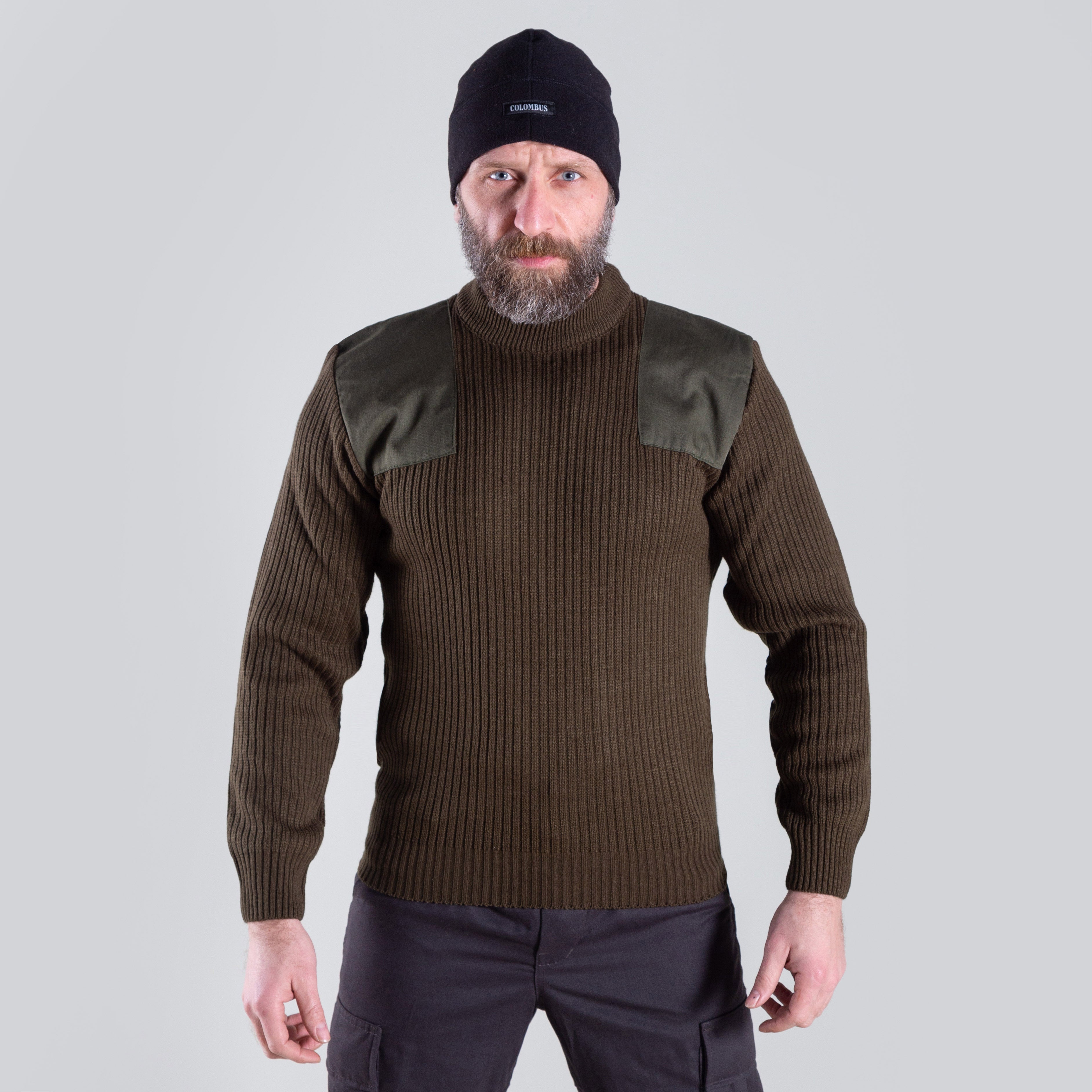 KNIGHT WOOLEN SWEATER (OLIVE)