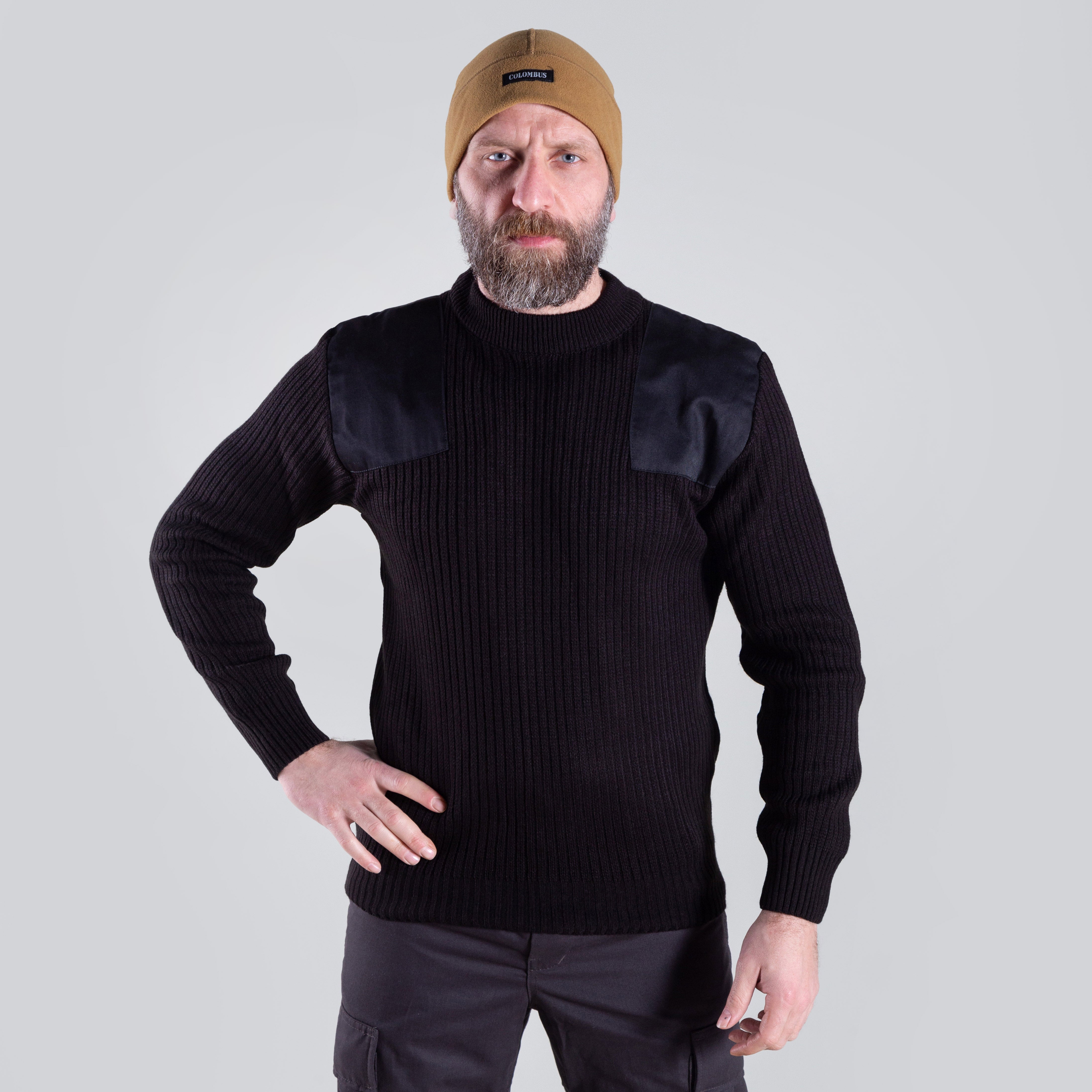 KNIGHT WOOLEN SWEATER (BLACK)