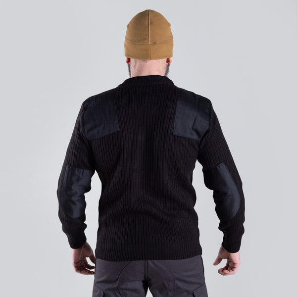 KNIGHT WOOLEN SWEATER (BLACK)