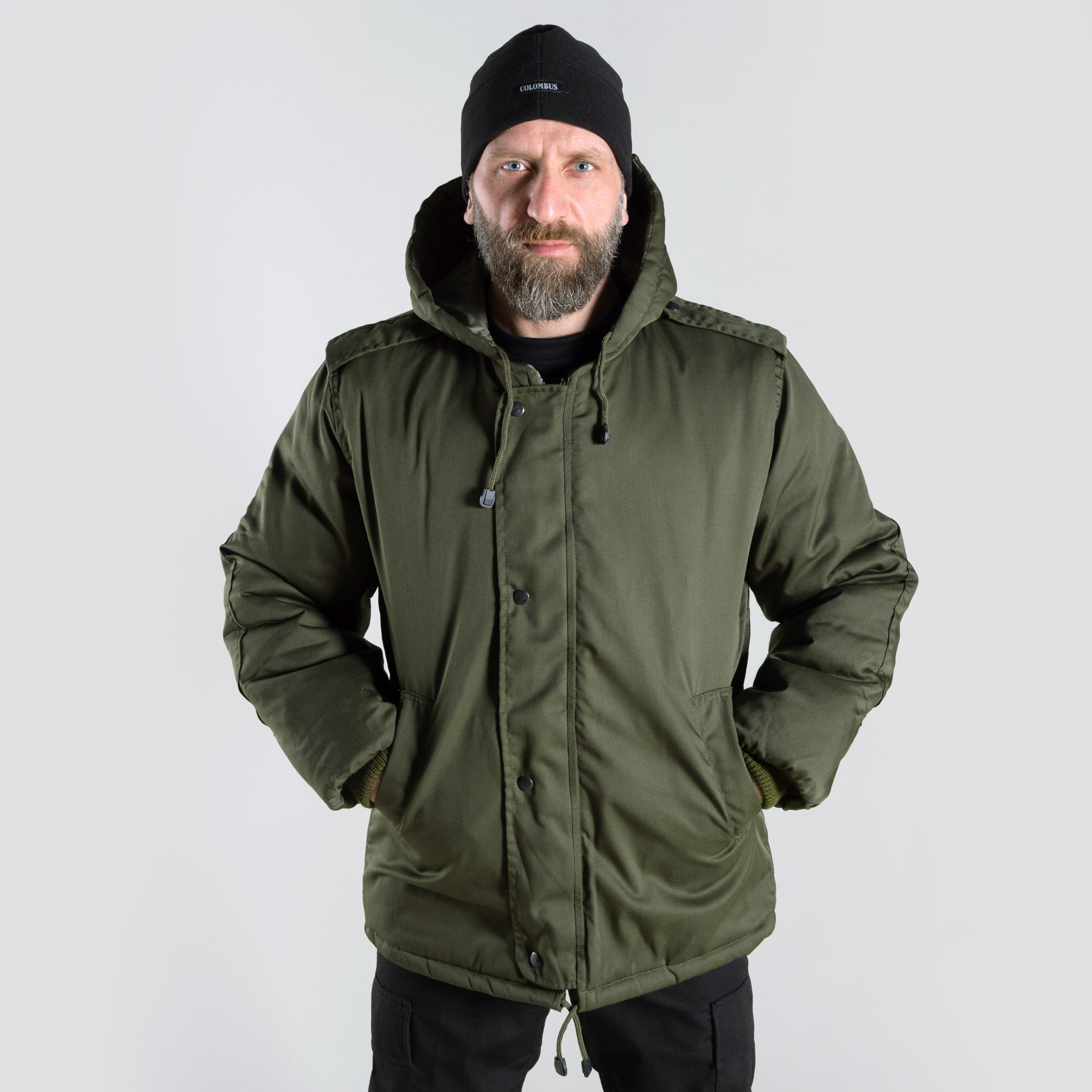 TWILL FIELD JACKET (OLIVE)