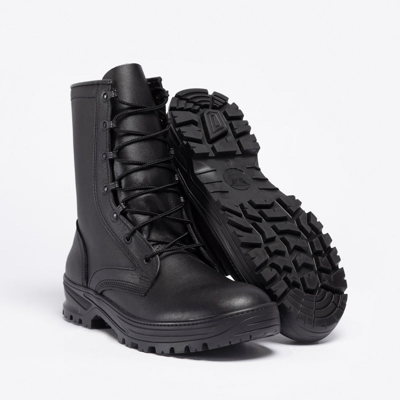 VIPER ZIPPERED  BOOTS(BLACK)