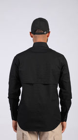 MEN-TACTICAL-SHIRT-LONG SLEEVE (Black)