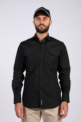 MEN-TACTICAL-SHIRT-LONG SLEEVE (Black)