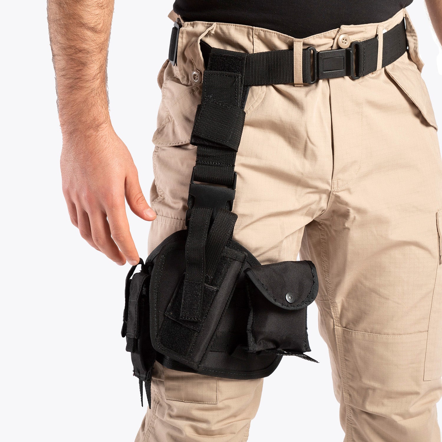 TACTICAL THIGH HOLSTER (BLACK)