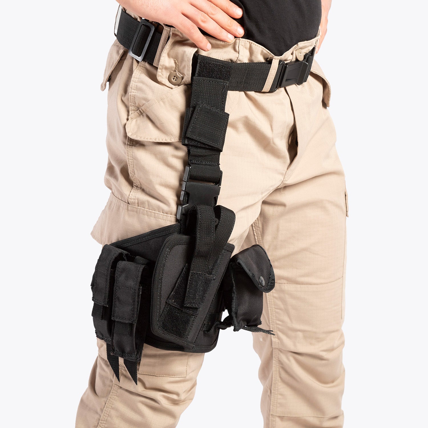 TACTICAL THIGH HOLSTER (BLACK)