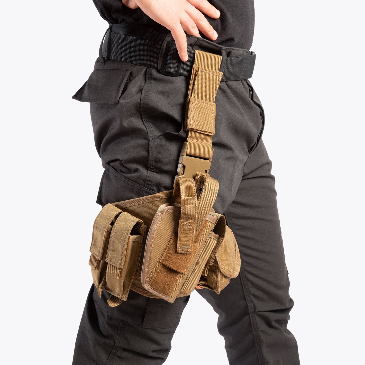 TACTICAL TRIPLE GEAR HOLSTER (BEIGE)