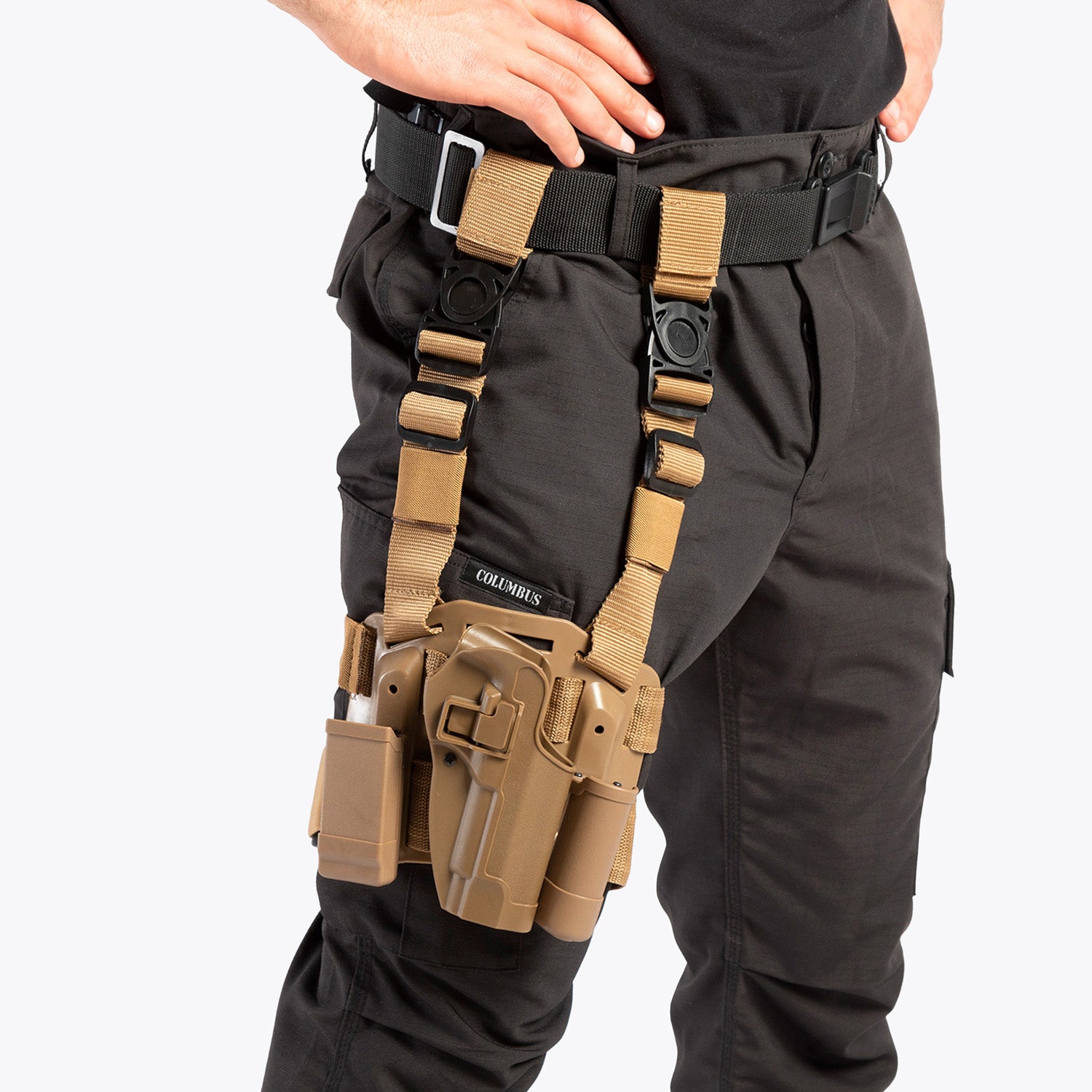 QT5202 - M92 THIGH HOLSTER (BEIGE)