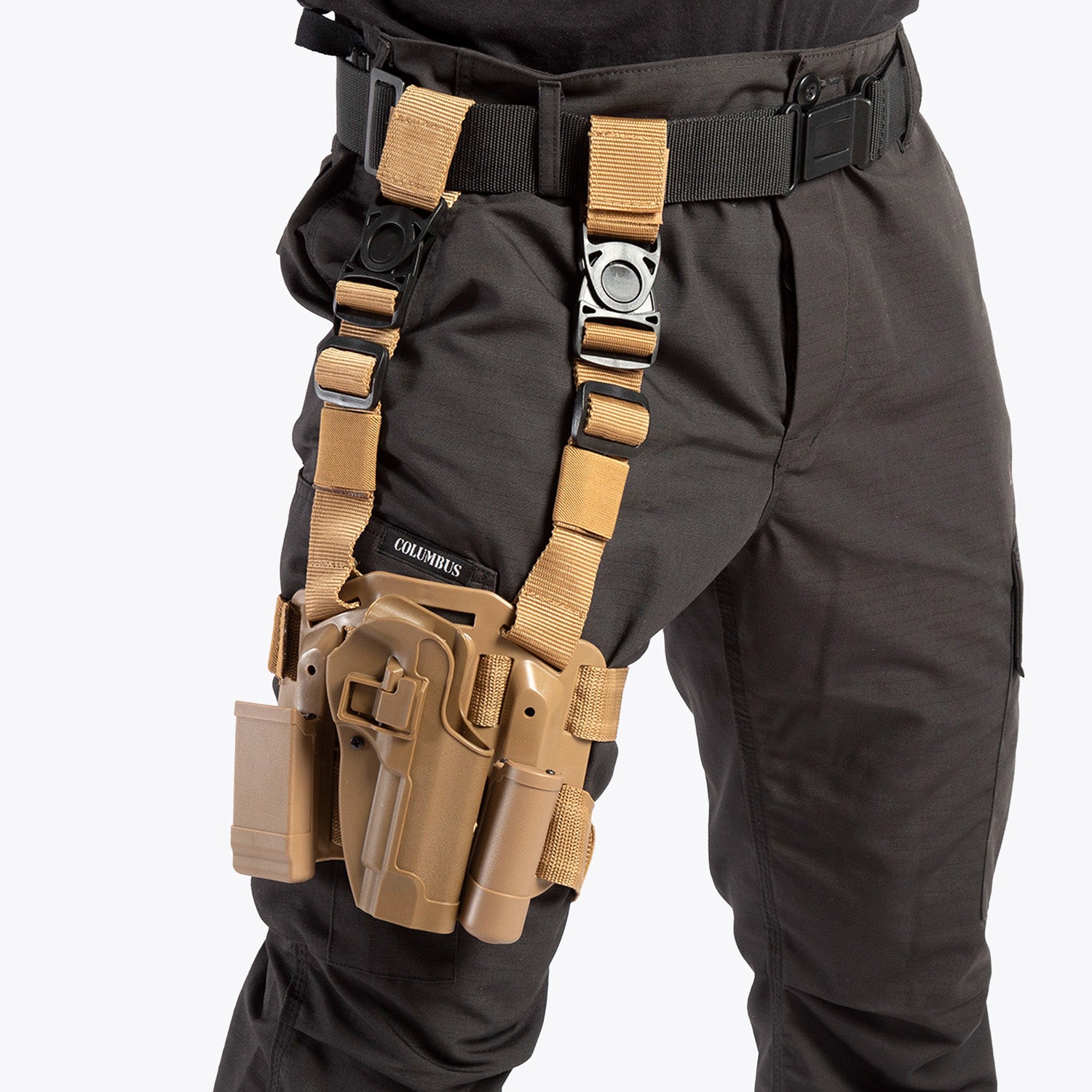 QT5202 - M92 THIGH HOLSTER (BEIGE)